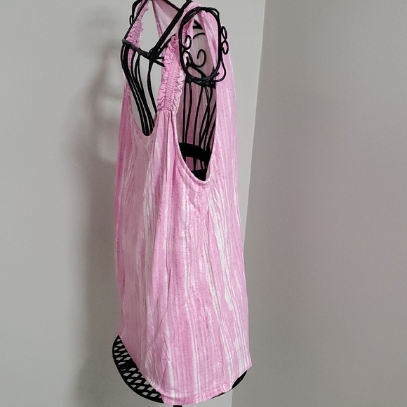 Banana Republic Pink and White Striped Tank Top - Picture 3 of 7